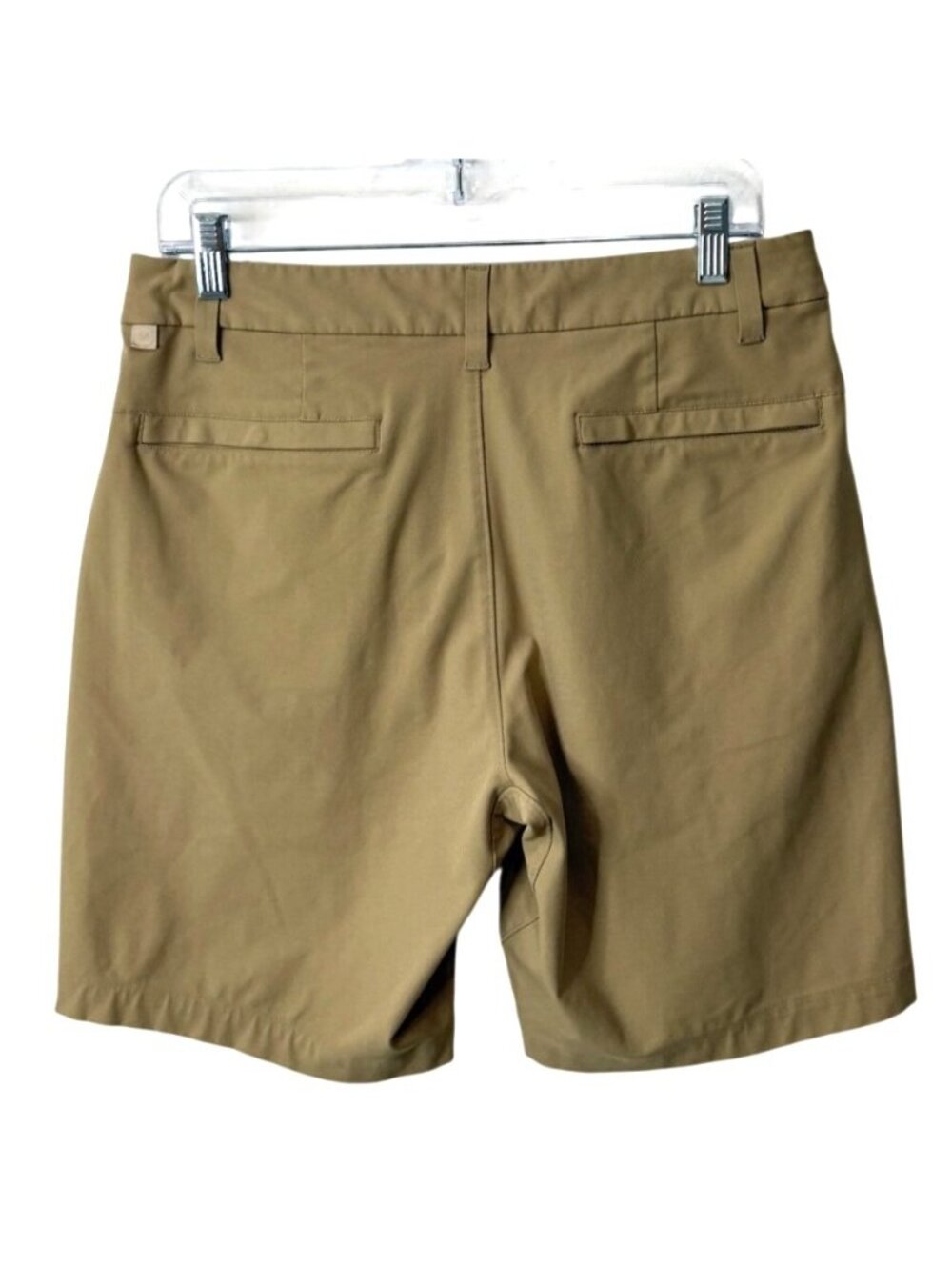 Lululemon Mens Size 30 Shorts Commission Classic Fit 9" Zip-Pocket Khaki LM7AAOS - Picture 2 of 7